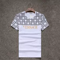 versace logo t-shirt classic medusa top head blanc